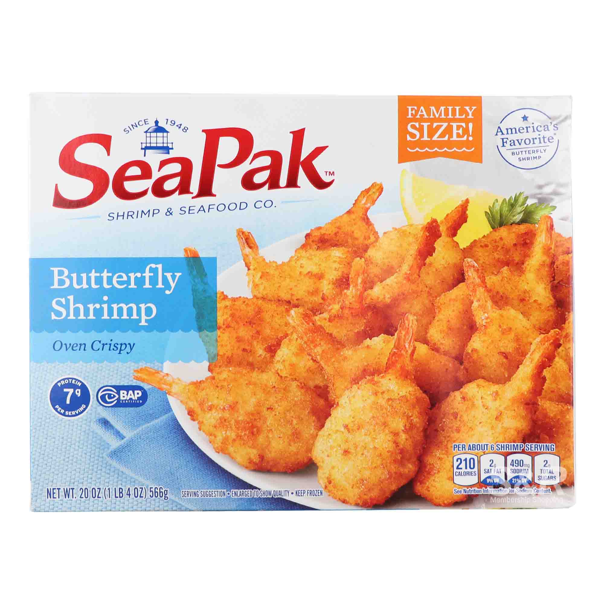 SeaPak Butterfly Shrimp 566g SeaPak Butterfly Shrimp 566g